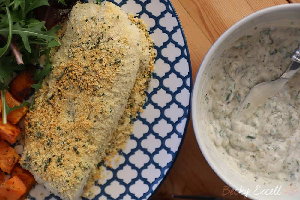 gluten free herb-crusted cod recipe