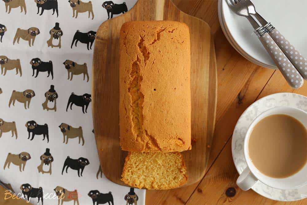 gluten free Madeira loaf cake recipe