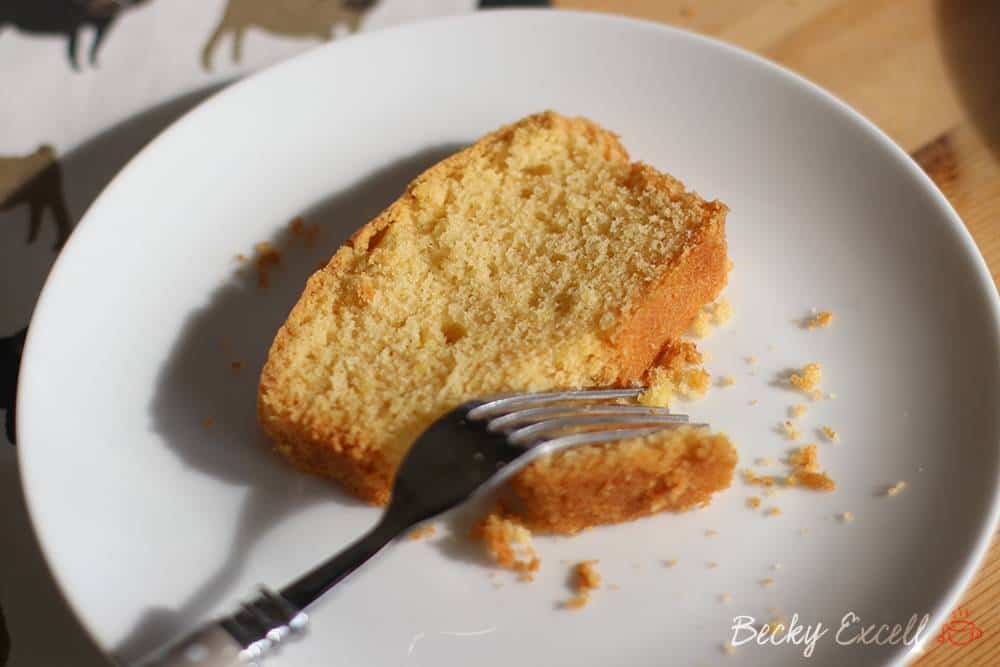 gluten free Madeira loaf cake recipe