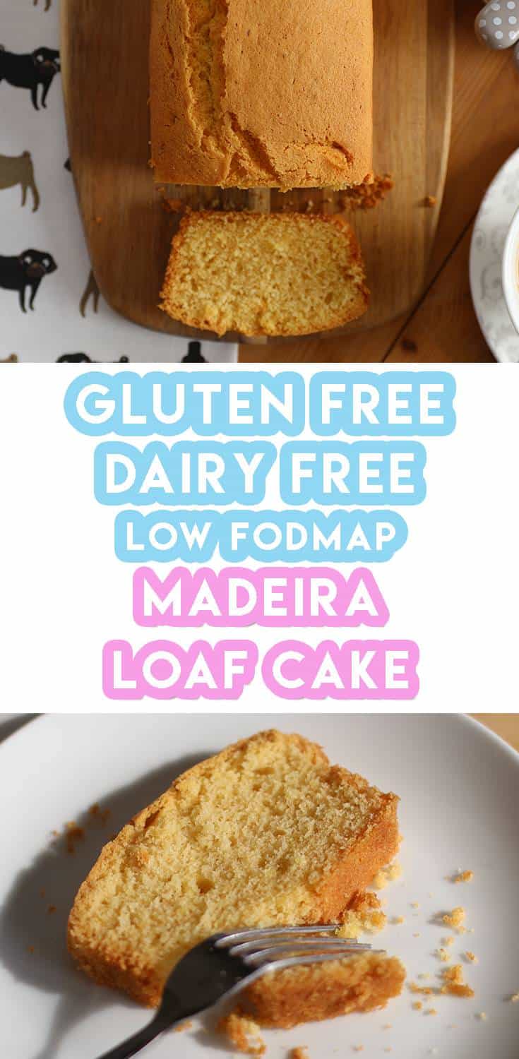 gluten free Madeira loaf cake recipe