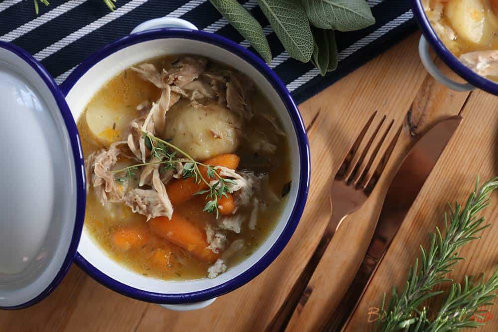 Gluten free chicken stew and dumplings recipe