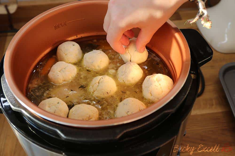 Gluten free chicken stew and dumplings recipe