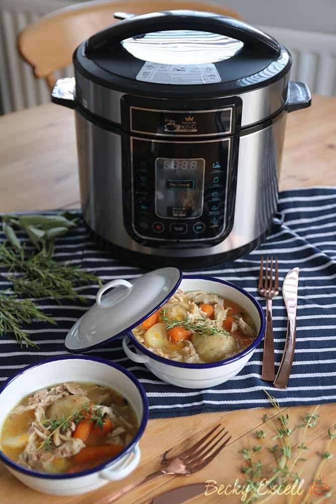 Gluten free chicken stew and dumplings recipe