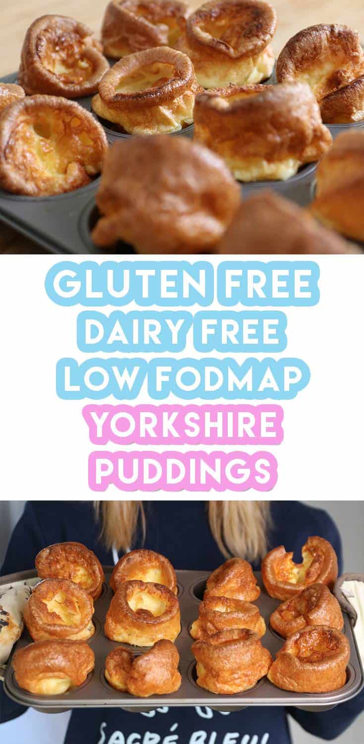 Gluten Free Yorkshire Pudding Recipe (dairy free & low FODMAP)