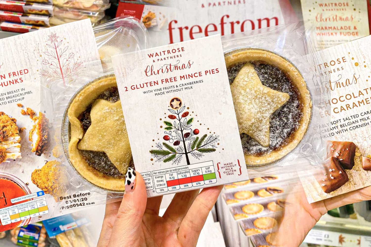 24 NEW products in the Waitrose Gluten Free Christmas Range 2019