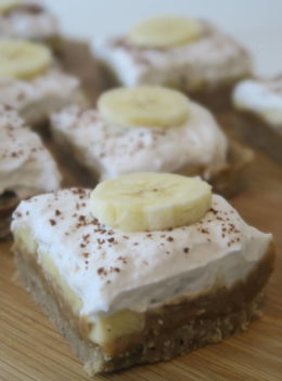 healthy banoffee pie