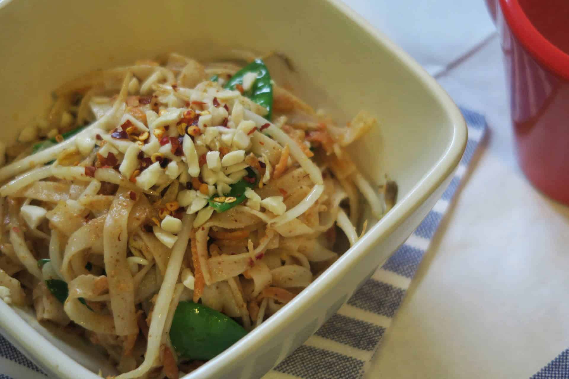 RECIPE: Vegan & Gluten Free Satay Noodles