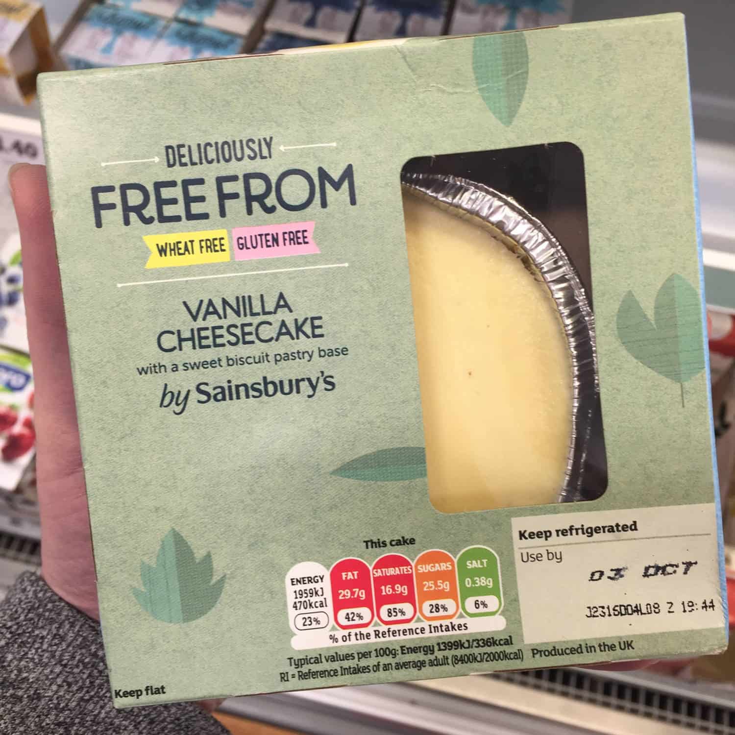 Deliciously Free From Sainsburys Gluten Free Chilled Food & Dairy