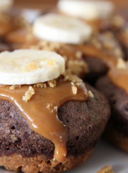 gluten free banoffee brownies