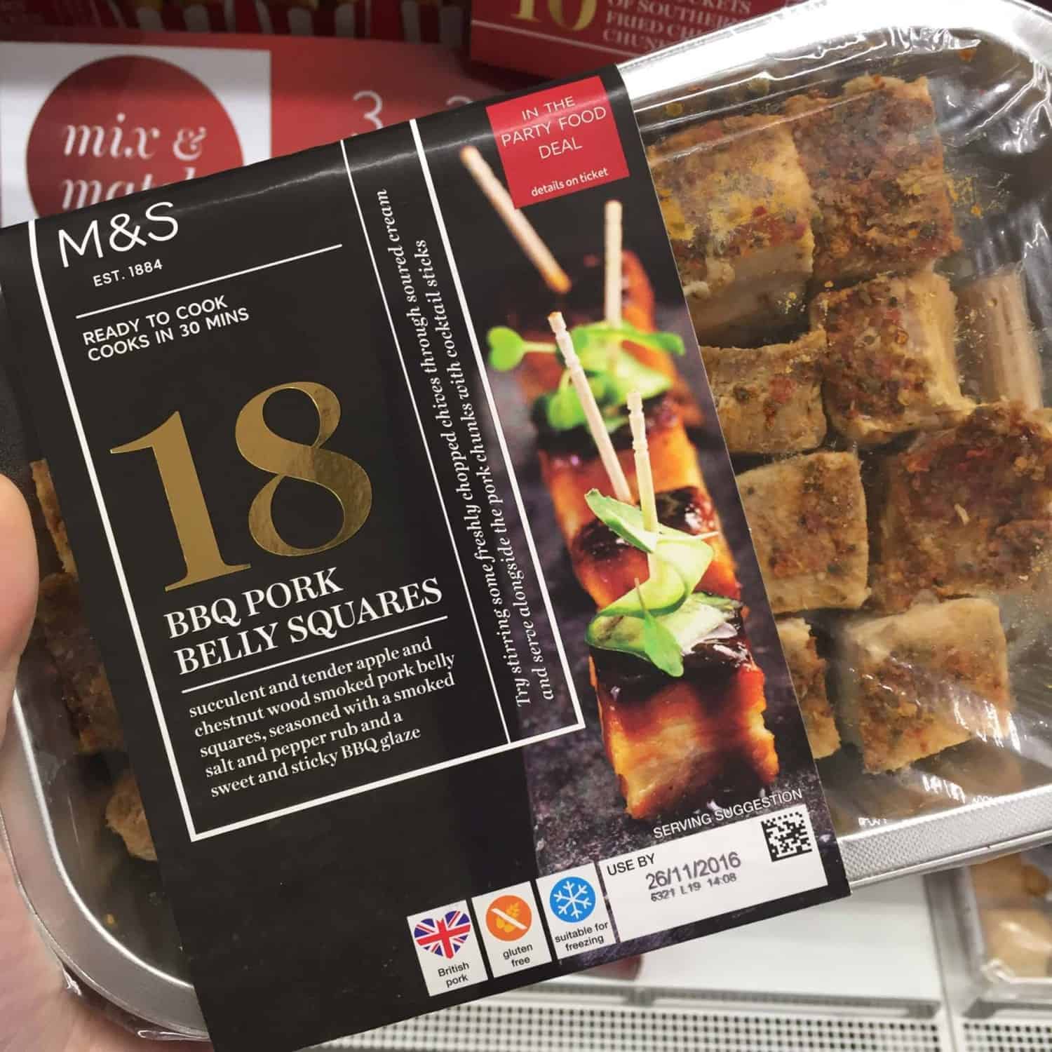 UPDATED 2016 Gluten Free Marks and Spencer Christmas - Party Food!