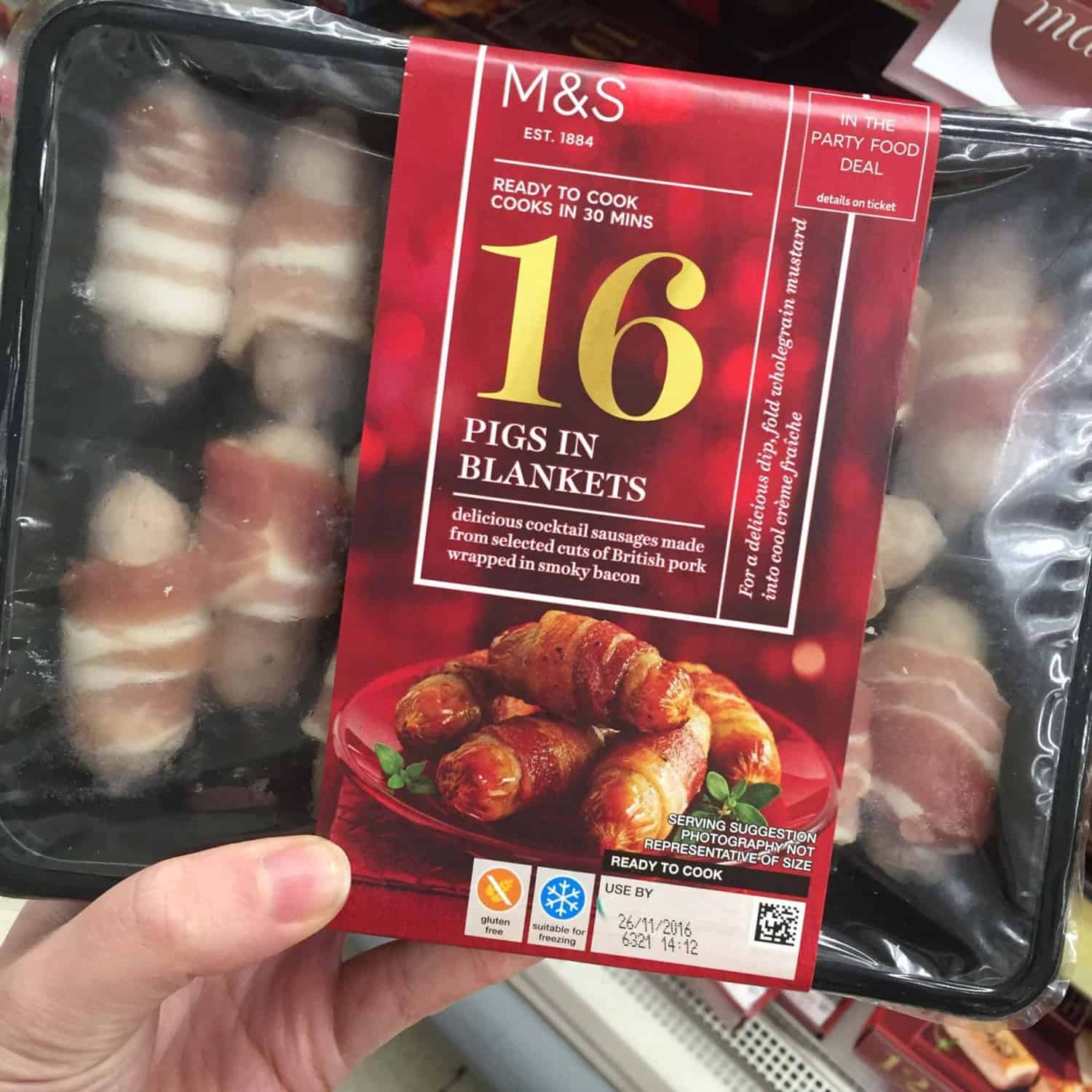 UPDATED 2016 Gluten Free Marks and Spencer Christmas - Party Food!