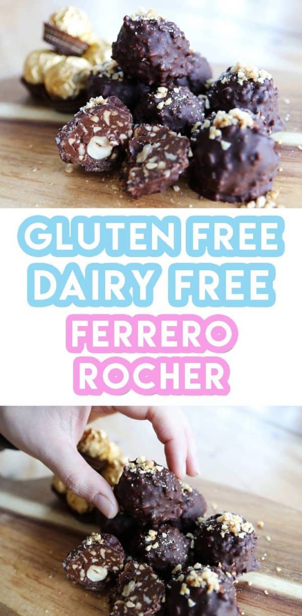 Gluten Free Ferrero Rocher Recipe (Dairy Free & Vegan)