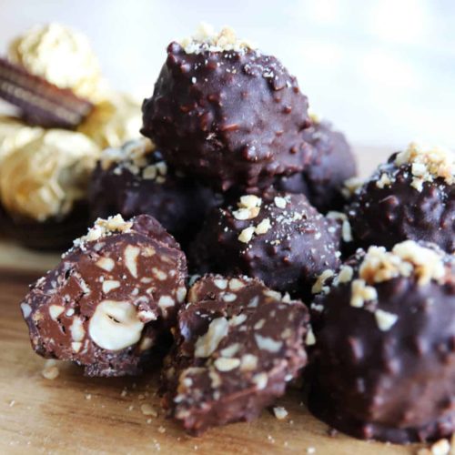 Gluten Free Ferrero Rocher Recipe (Dairy Free & Vegan)