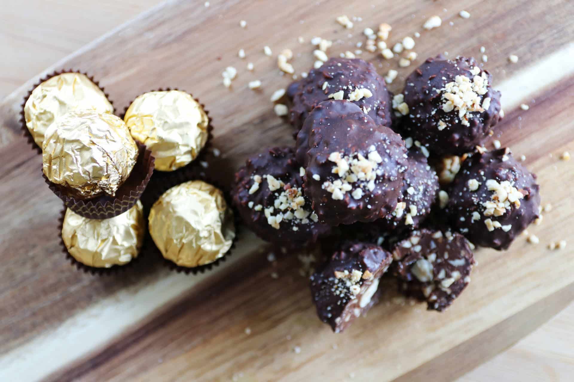 DIY Ferrero Rocher Chocolates (Vegan + GF) - Minimalist Baker Recipes