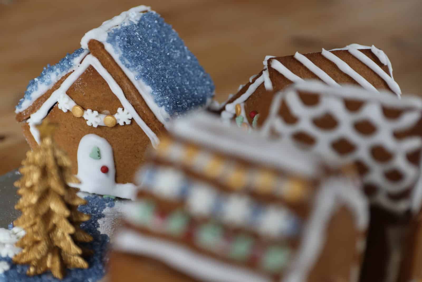 Gluten Free Gingerbread Houses Recipe (dairy free & low FODMAP)