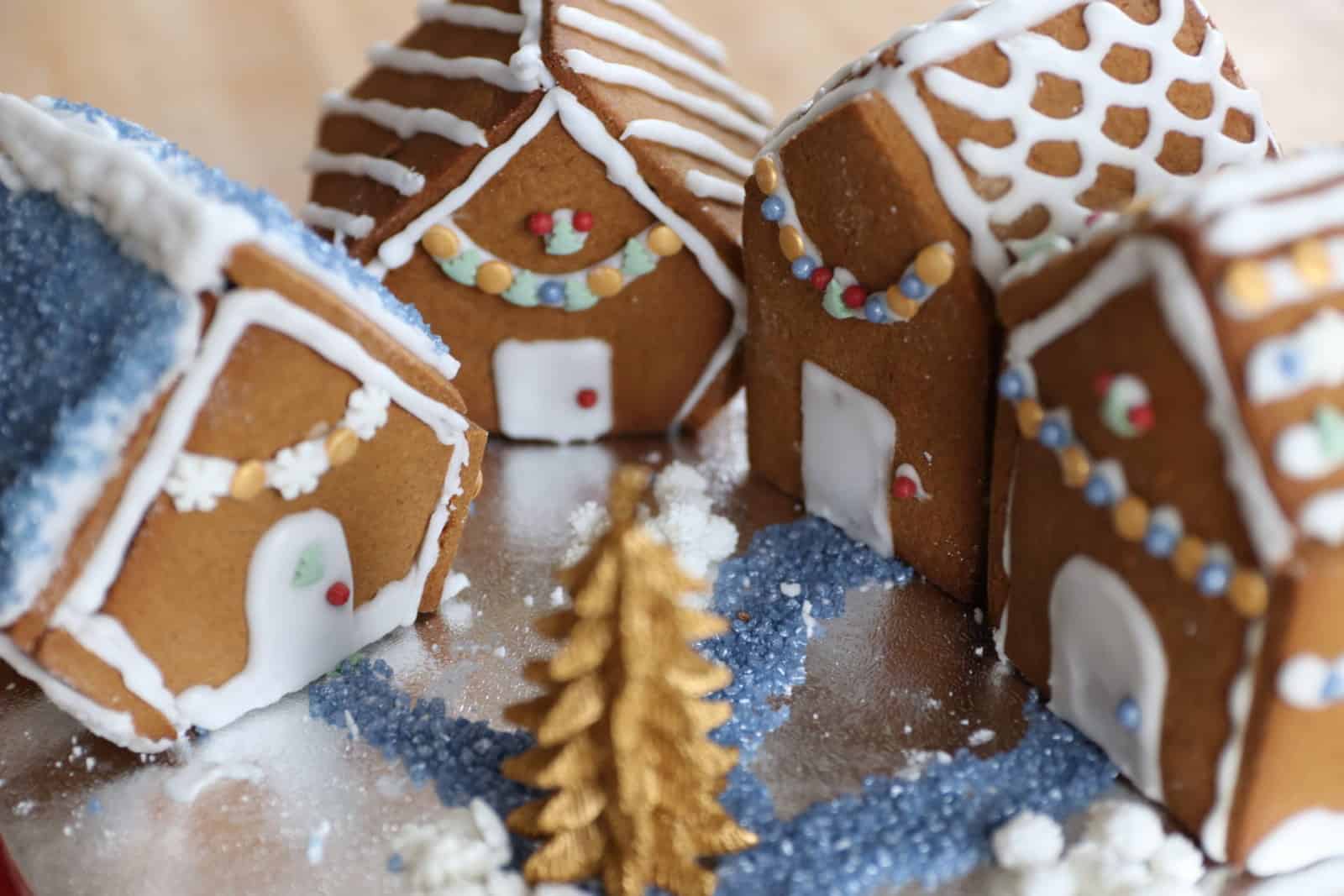 Gluten Free Gingerbread Houses Recipe (dairy free & low FODMAP)