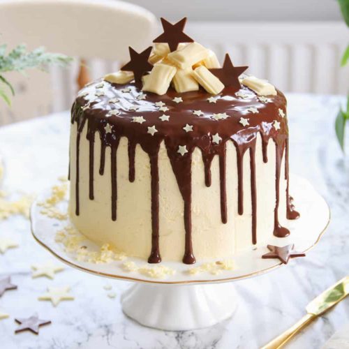 gluten free chocolate drip cake recipe dairy free featured