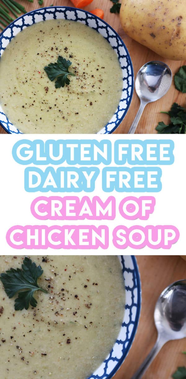 Gluten Free Cream of Chicken Soup Recipe (Dairy free, low FODMAP)