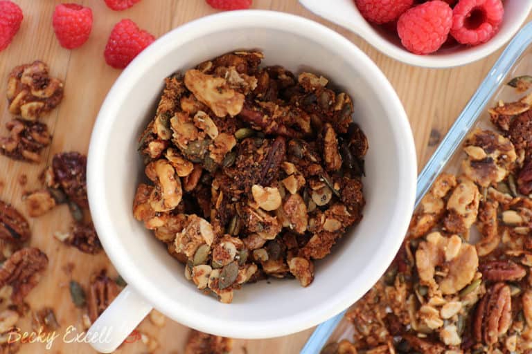 My Glorious Gluten Free and Grain Free Granola Recipe (Low FODMAP)