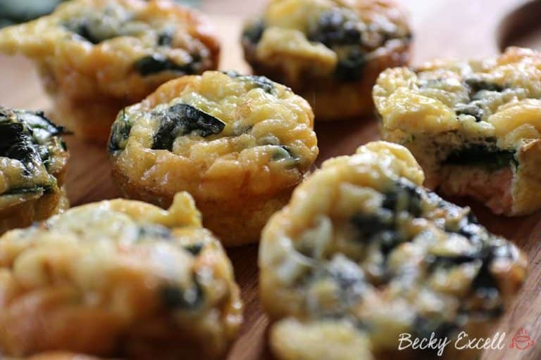 My Lovely Smoked Salmon Florentine Mini Frittatas Recipe (dairy free