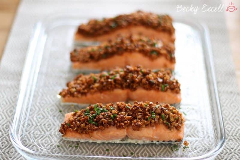 My Wonderful Walnut Crusted Salmon Recipe with California Walnuts