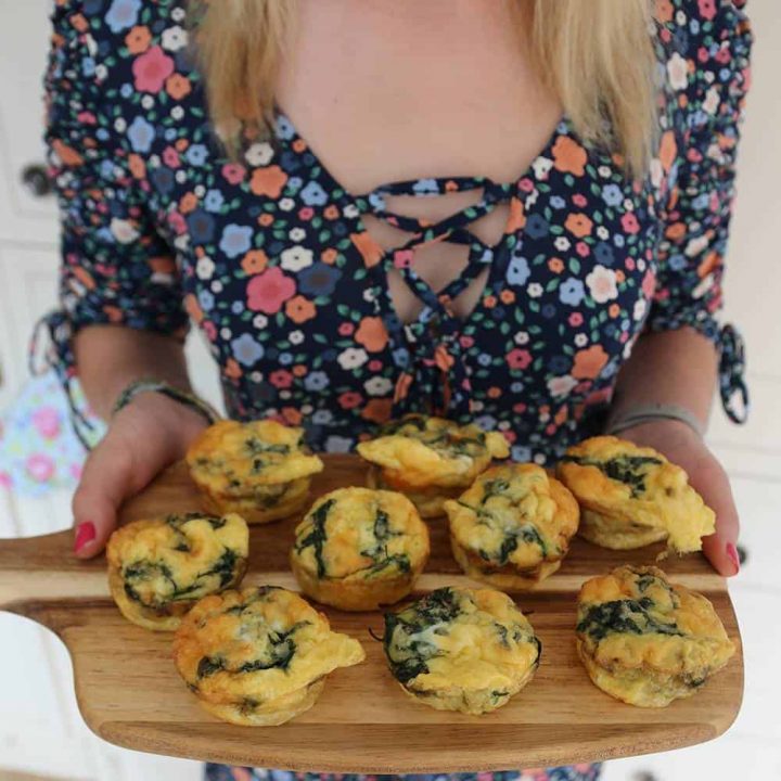 My Lovely Smoked Salmon Florentine Mini Frittatas Recipe (dairy free