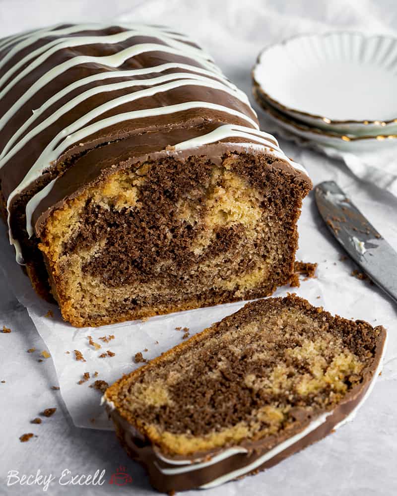 Gluten Free Chocolate Marble Cake Recipe (dairy free, low ...