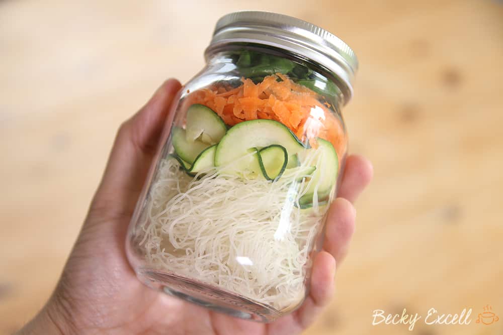 My Healthy Gluten Free Pho Noodle Pot For Weekly Meal Prep (low FODMAP & dairy free)