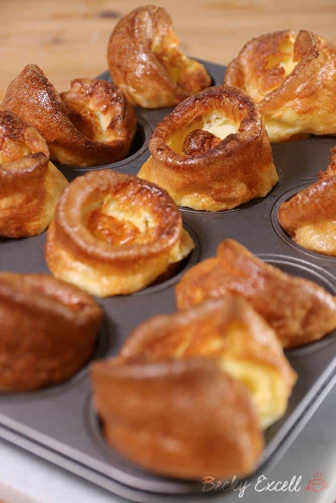 I've also included a vegan version of my gluten free Yorkshire pudding recipe above if you fancy.