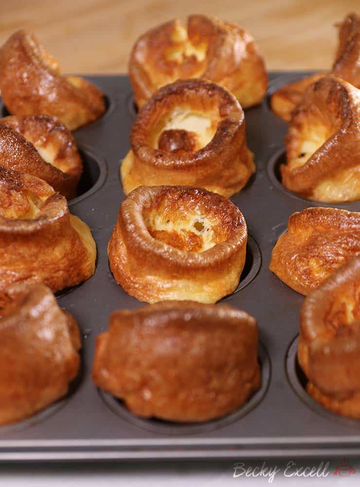 You just can't beat crisp gluten free Yorkshire puddings can you? They're easy to make dairy free too.