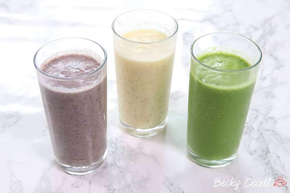 3 Low FODMAP Smoothie Recipes For Weekly Meal Prep (no banana & dairy free)