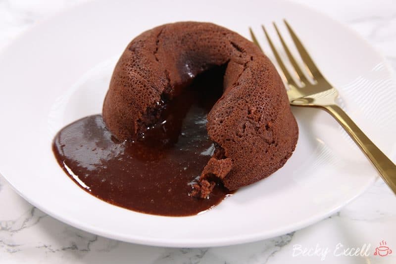 Gluten Free Chocolate Lava Cake Recipe (dairy free and low FODMAP)