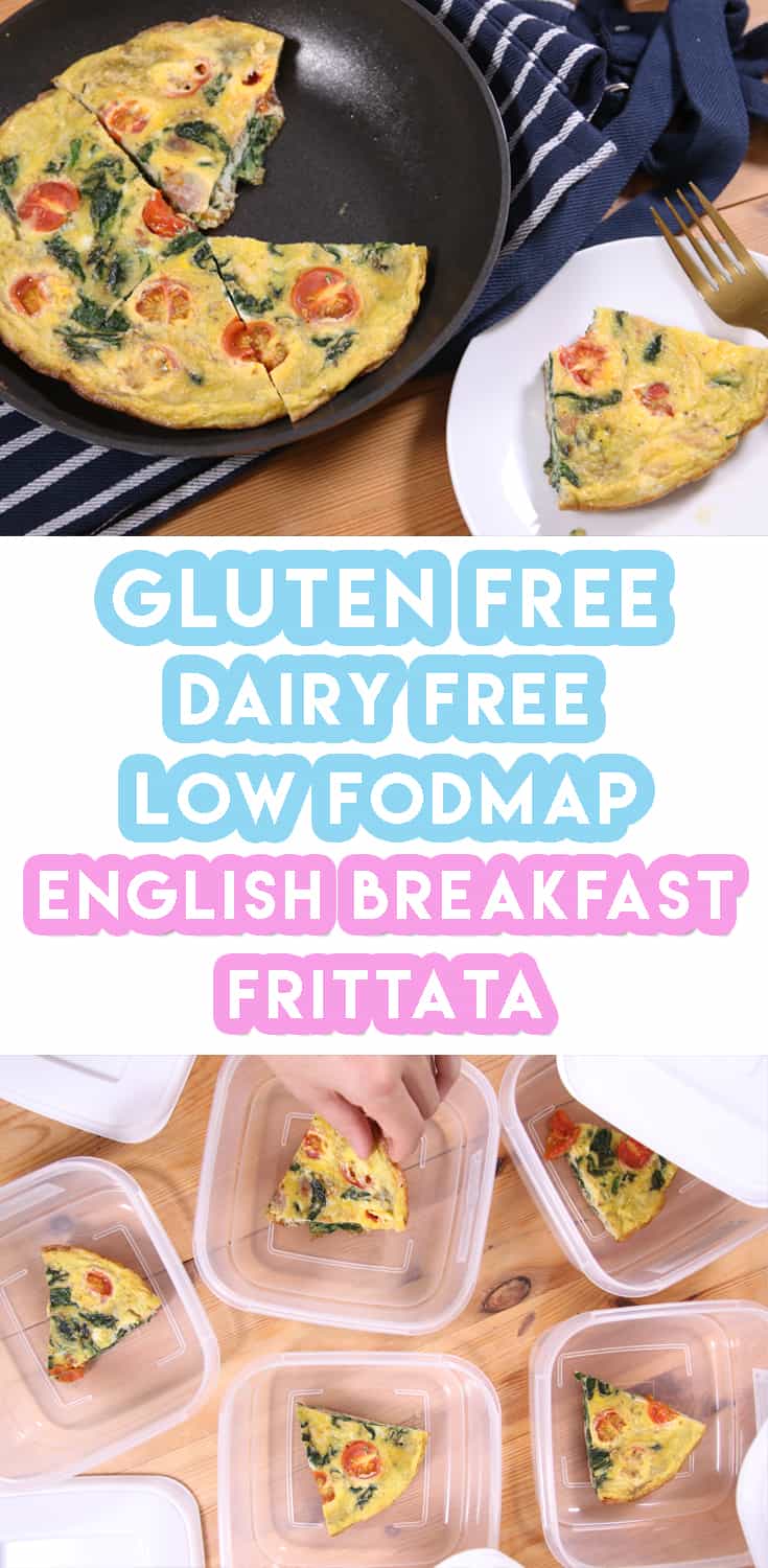 Meal Prep Breakfast Frittata Recipe (low FODMAP & dairy free)