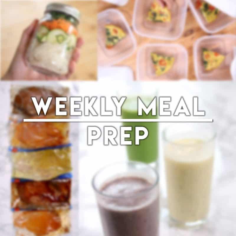 Weekly Meal Prep Recipes: Breakfast, Lunch & Dinner (Gluten Free, Low FODMAP, Dairy Free)