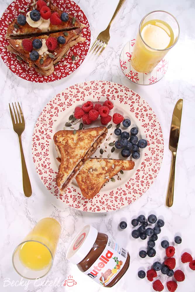 Gluten Free French Toast Recipe with Nutella
