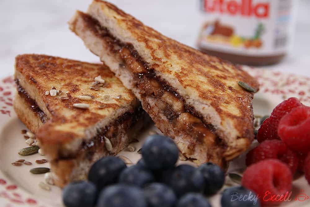Gluten Free French Toast Recipe with Nutella