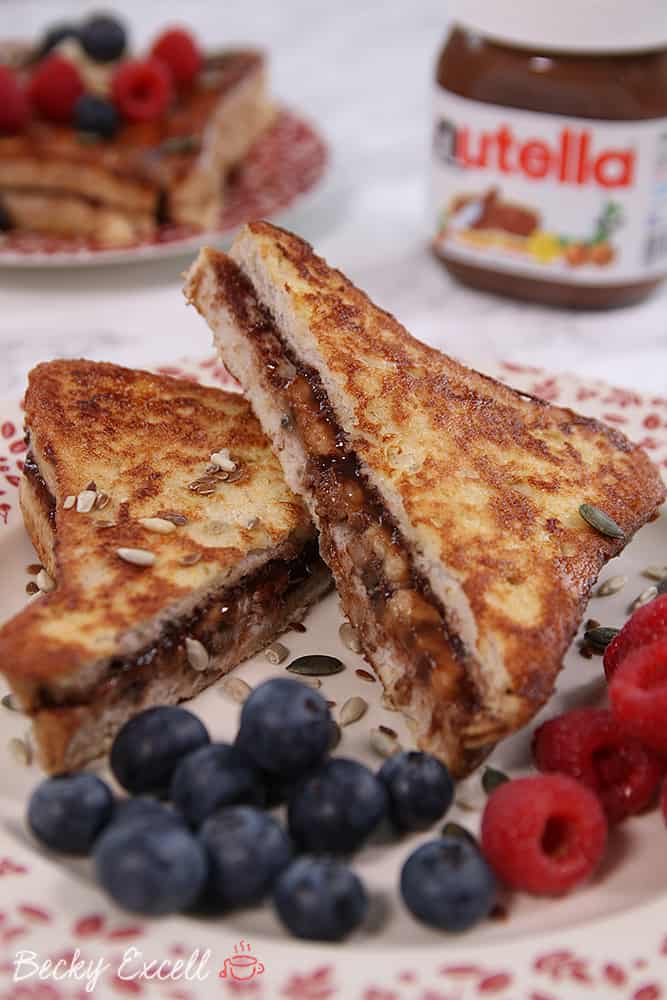 Gluten Free French Toast Recipe with Nutella