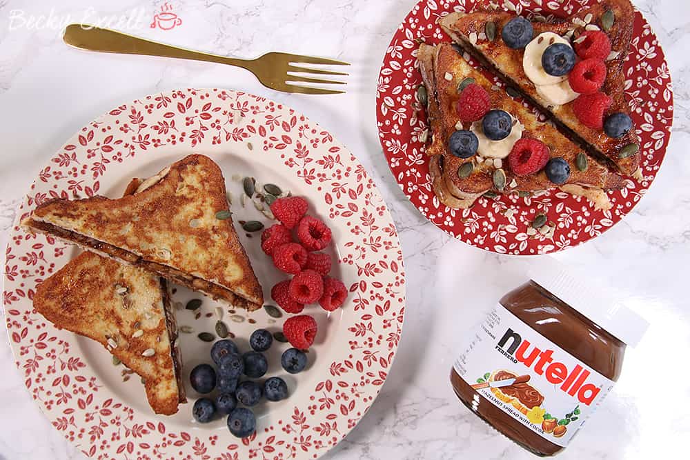 Gluten Free French Toast Recipe with Nutella