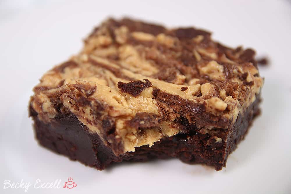 Gluten Free Peanut Butter Brownie Recipe (dairy free and low FODMAP)