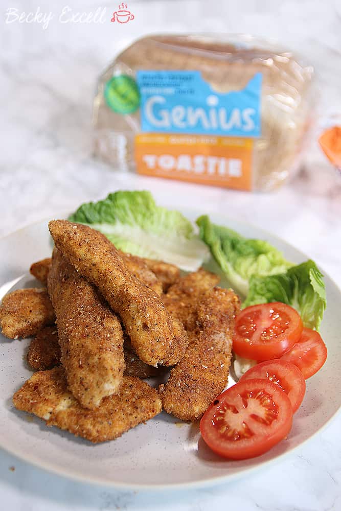 Gluten free southern fried chicken goujons recipe (low FODMAP dairy free)