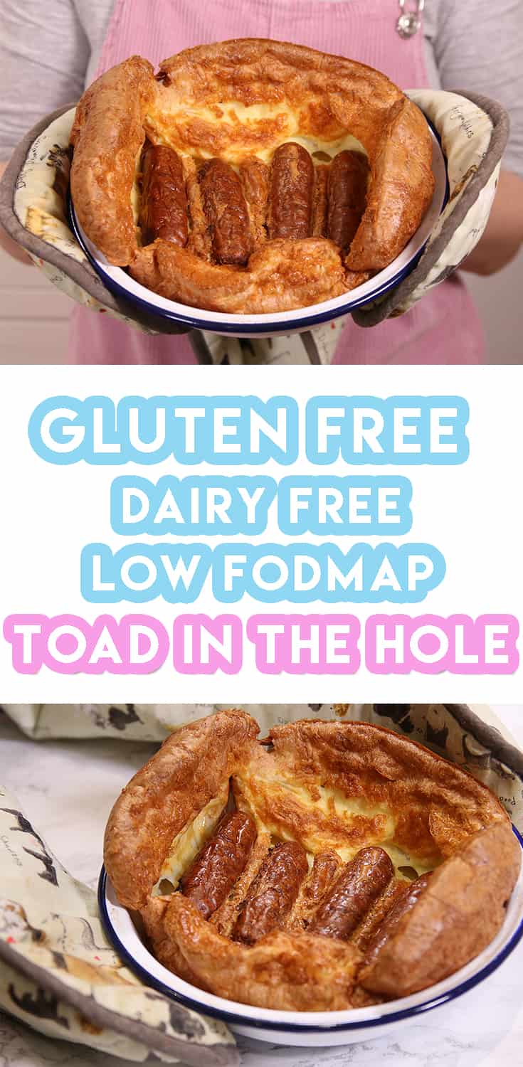 Gluten Free Toad in the Hole Recipe (dairy free and low FODMAP)