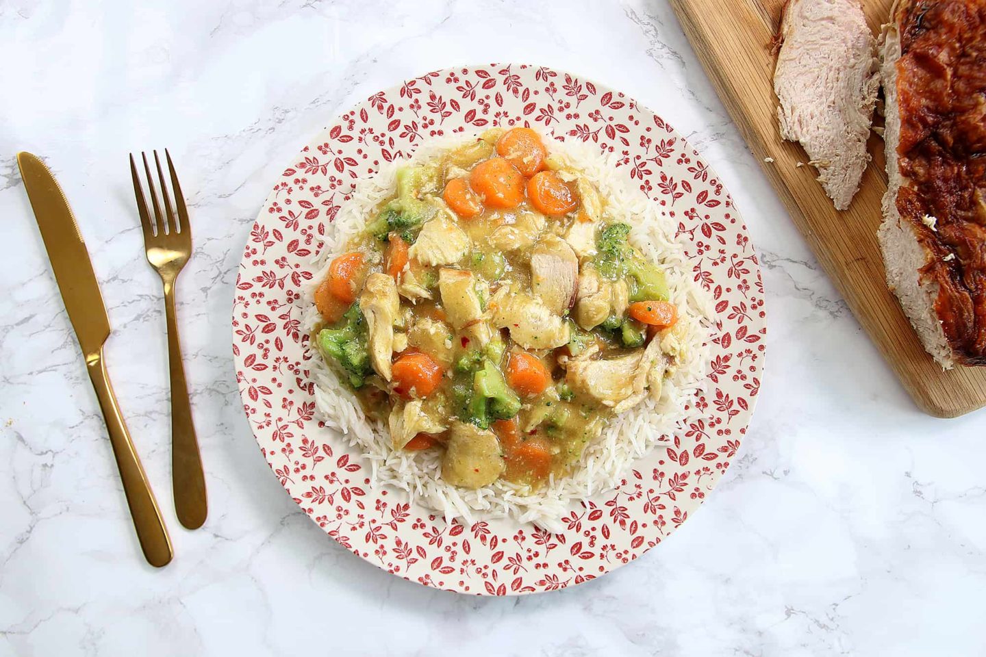 My Leftover Gluten Free Turkey Curry Recipe (dairy free & low FODMAP)