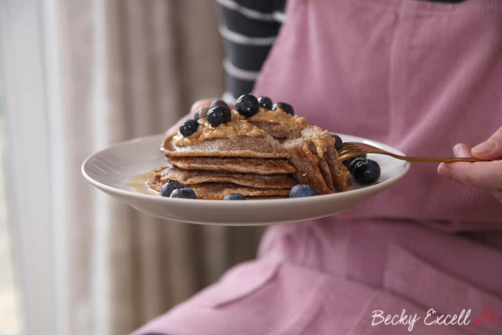 My gluten free and vegan buckwheat pancakes recipe (low FODMAP)