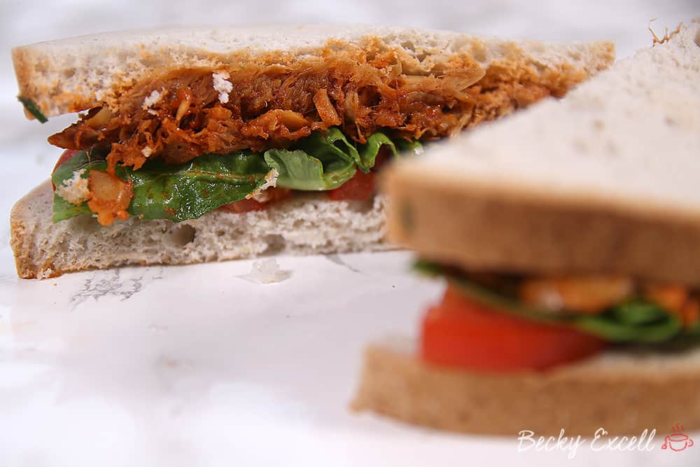 Gluten Free and Vegan Pulled Jackfruit Recipe (low FODMAP)