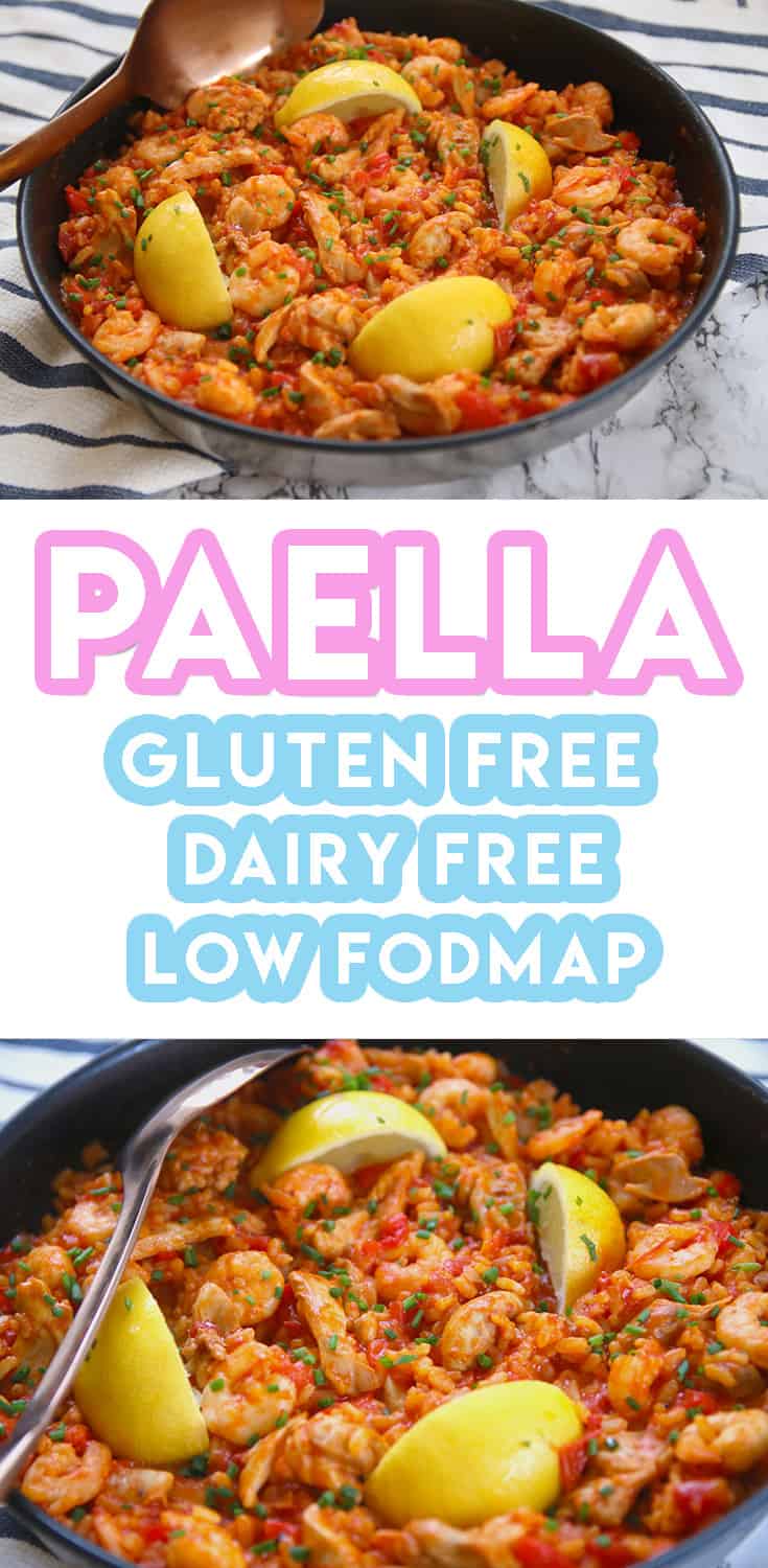 Gluten Free Paella Mixta - Eat at Our Table