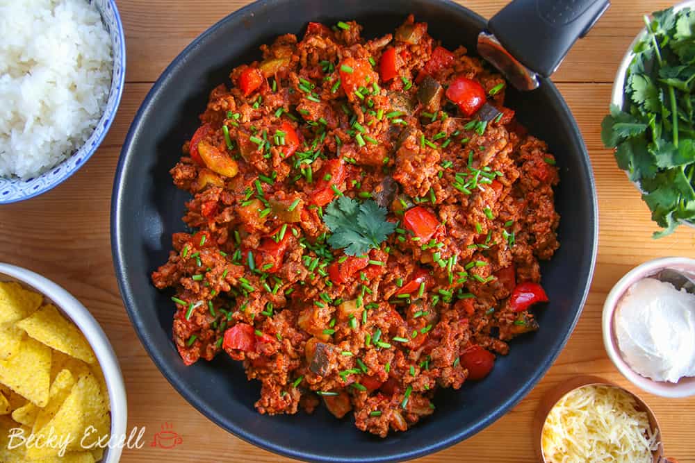 Gluten Free Chilli Con Carne Recipe (dairy free, low FODMAP)