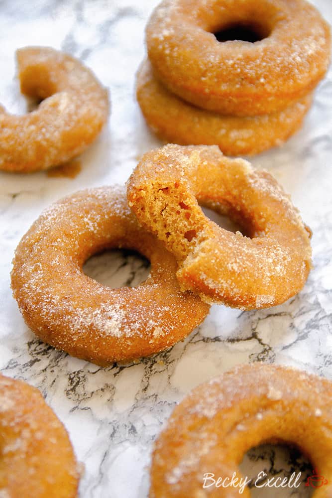 Gluten Free Cinnamon Sugar Baked Doughnuts Recipe (dairy free, low FODMAP)