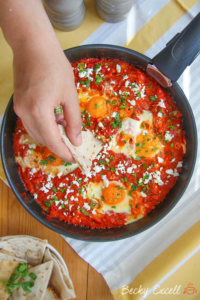 Gluten Free Shakshuka Recipe (low FODMAP, dairy free)