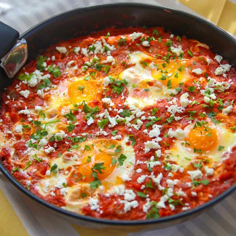 Gluten Free Shakshuka Recipe (low FODMAP, dairy free)