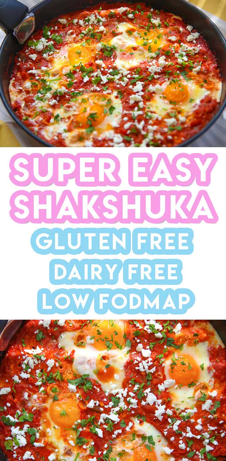 Gluten Free Shakshuka Recipe (low FODMAP, dairy free)